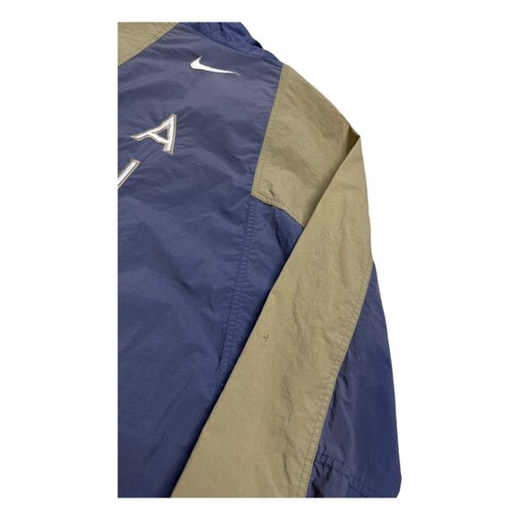 NIKE AIR VINTAGE 90s Retro Blue Water Resistant Windbreaker Jacket Mens XL - Picture 6 of 7